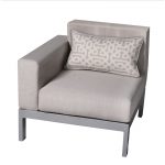upholstered Vectra Breeze collection section chair